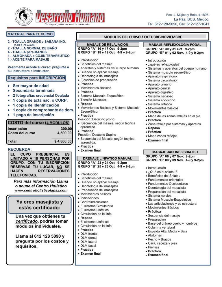 Programa CURSOS Oct-Nov 2025