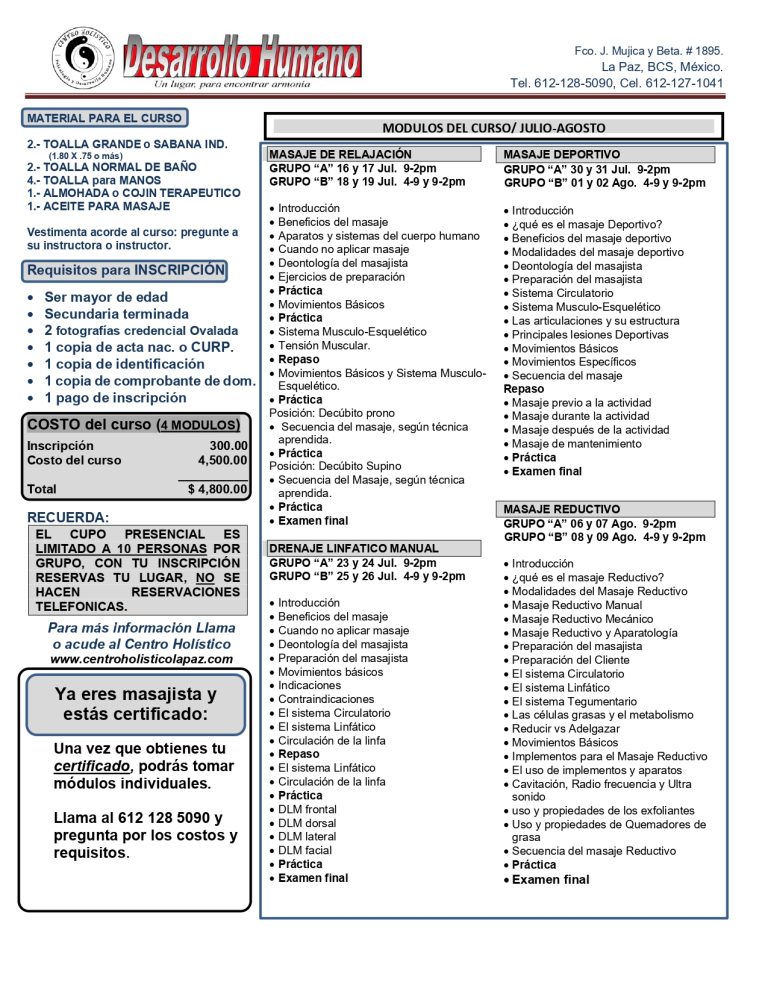 PLAN DE ESTUDIOS
